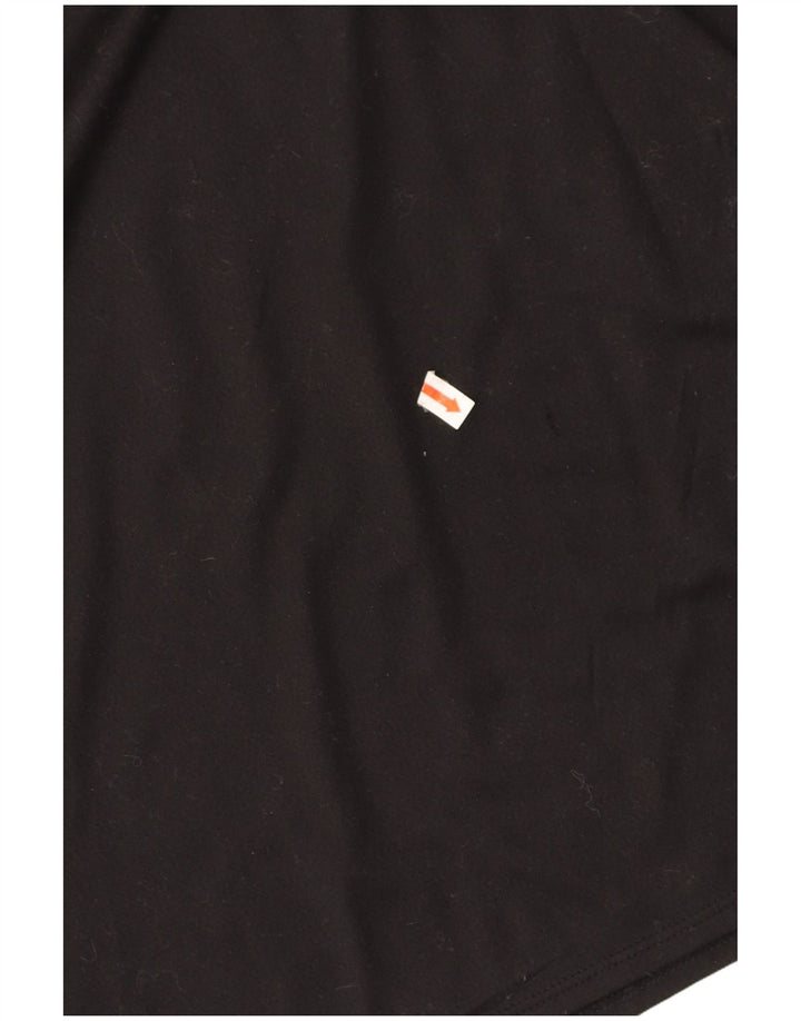 NIKE T-shirt Dri Fit pour femme UK 10 Petit Noir