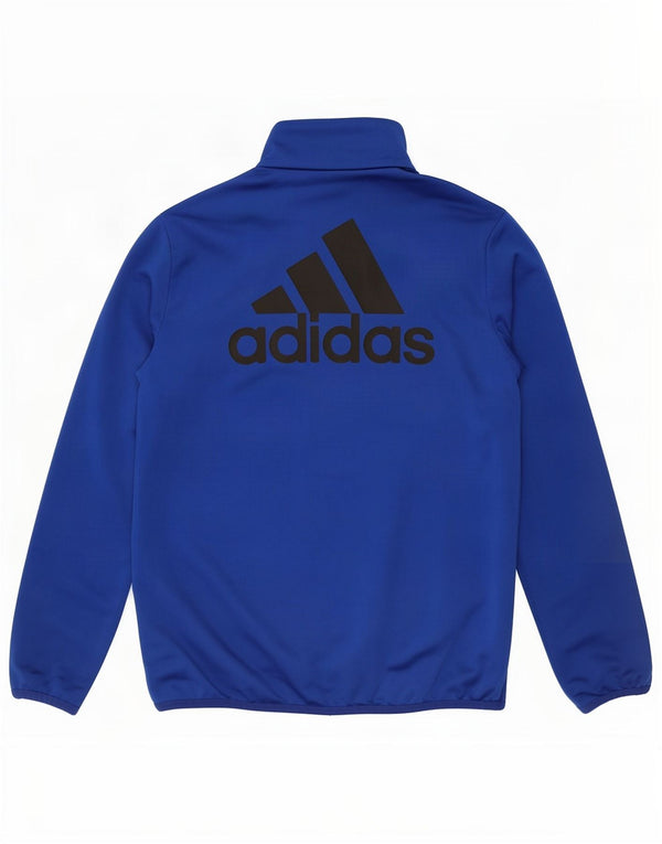 Adidas Veste de Survêtement Graphique Garçon 11-12 ans Bleu Polyester