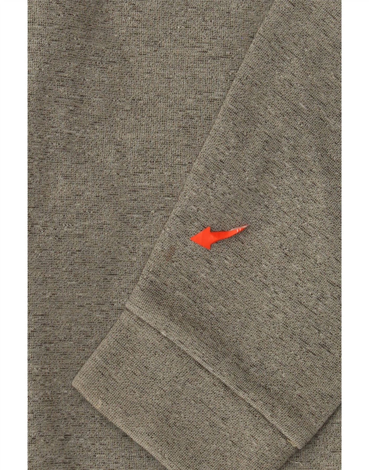 Adidas Pull à capuche zippé pour homme en coton gris moyen