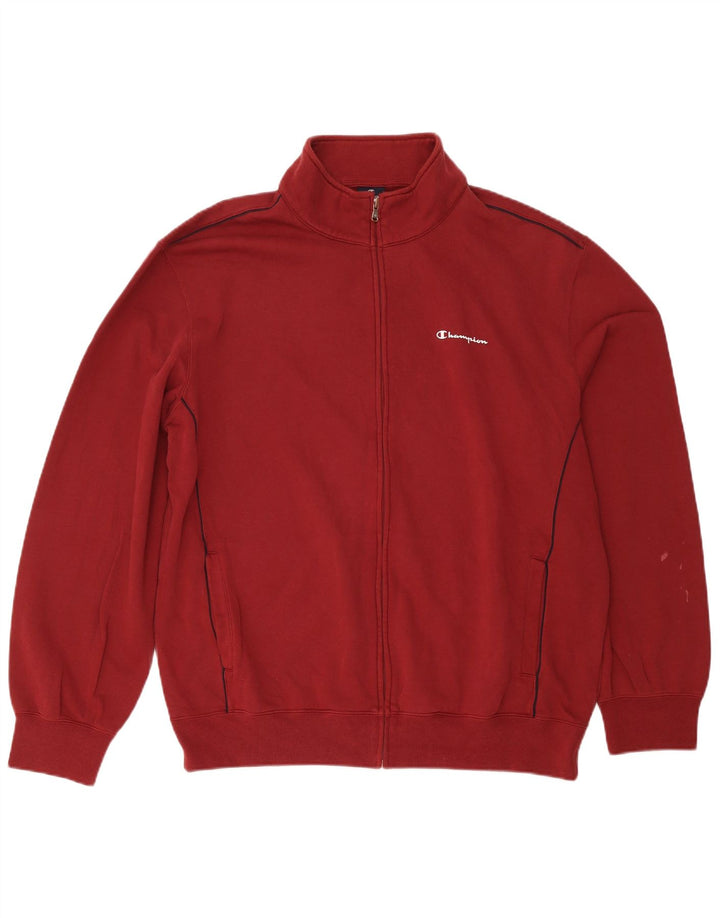 Champion Veste de survêtement pour homme 3XL en coton bordeaux