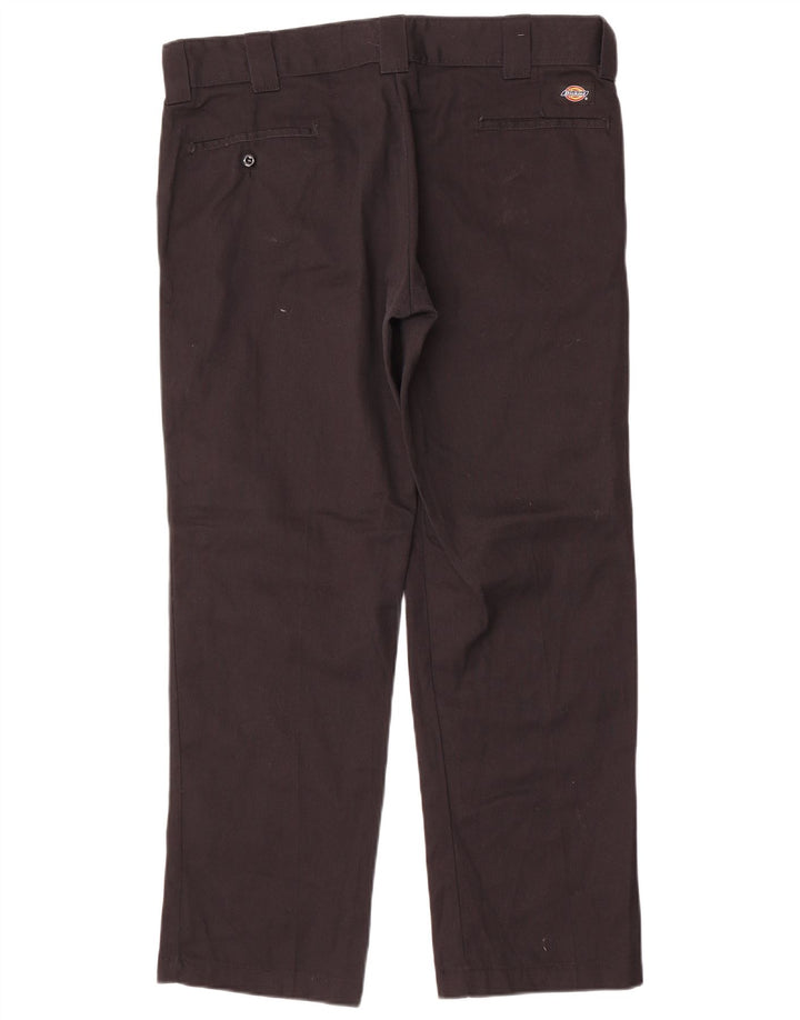 Dickies Pantalon Chino Slim Droit Homme W36 L30 Noir Polyester
