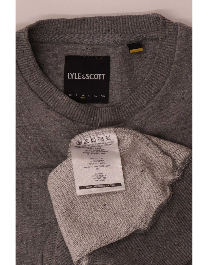 Lyle & Scott Sweat-Shirt Homme Gris Moyen Coton