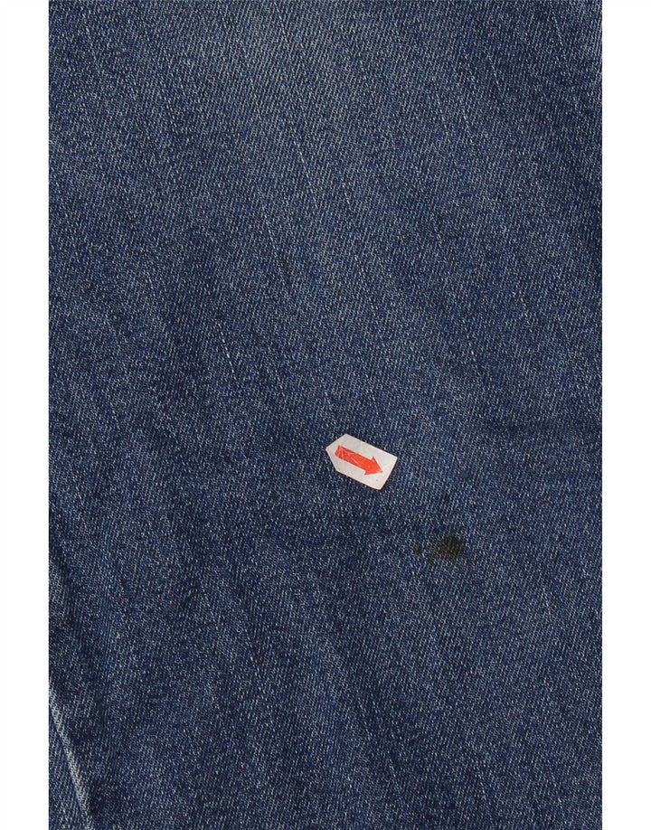 Wrangler Jean droit coupe régulière pour homme W34 L32 bleu coton