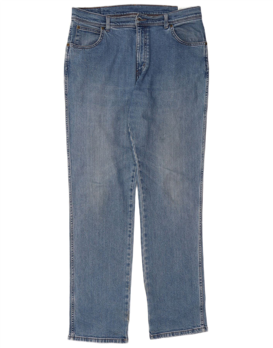 WRANGLER Jean droit homme W36 L34 bleu coton