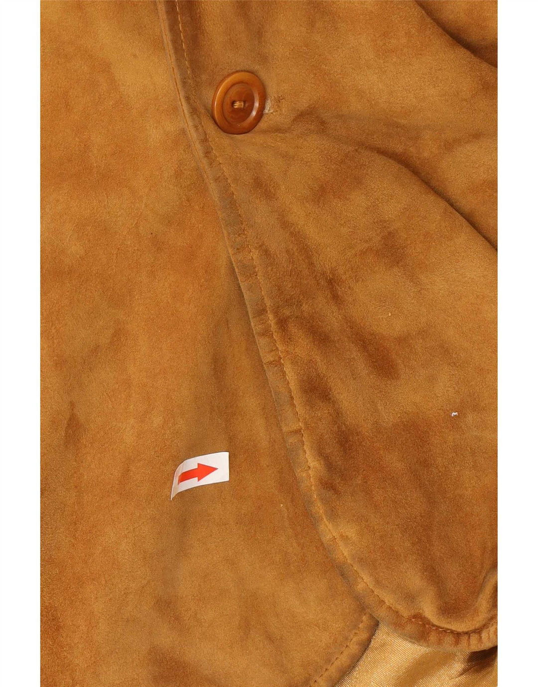 veste en daim homme vintage IT 46 petit cuir marron