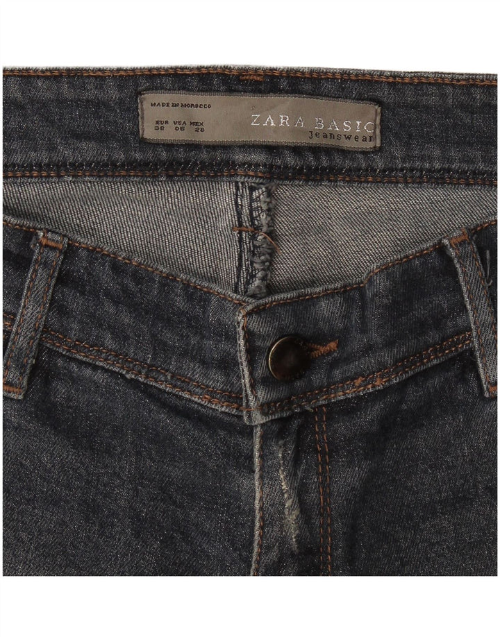 Zara Jean évasé pour femme EU 38 Small W28 L31 Bleu marine