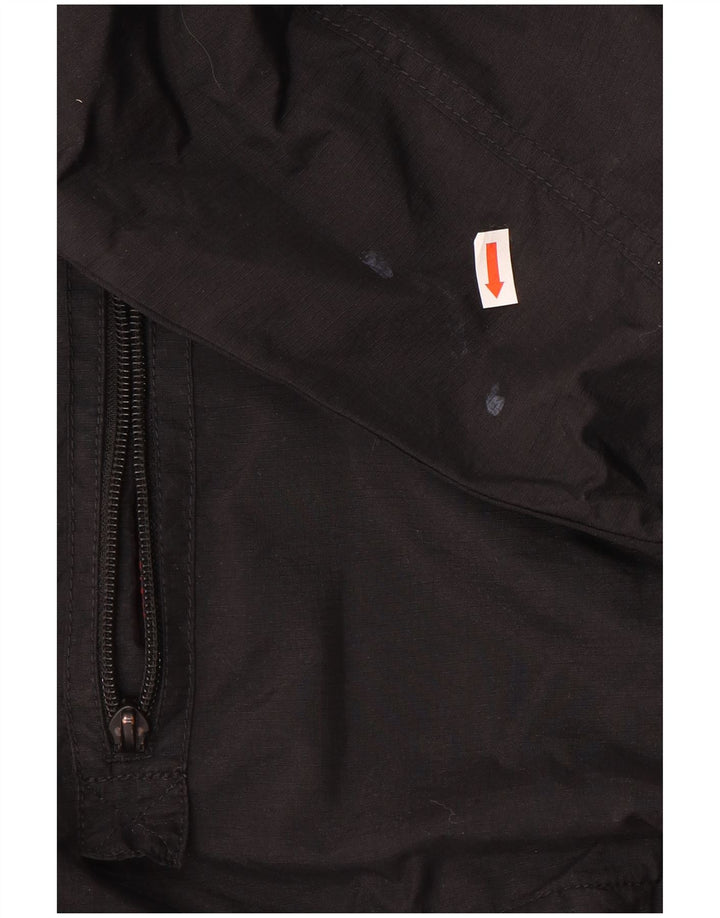 ANIMAL Veste de pluie à capuche pour homme UK 42 XL Nylon noir