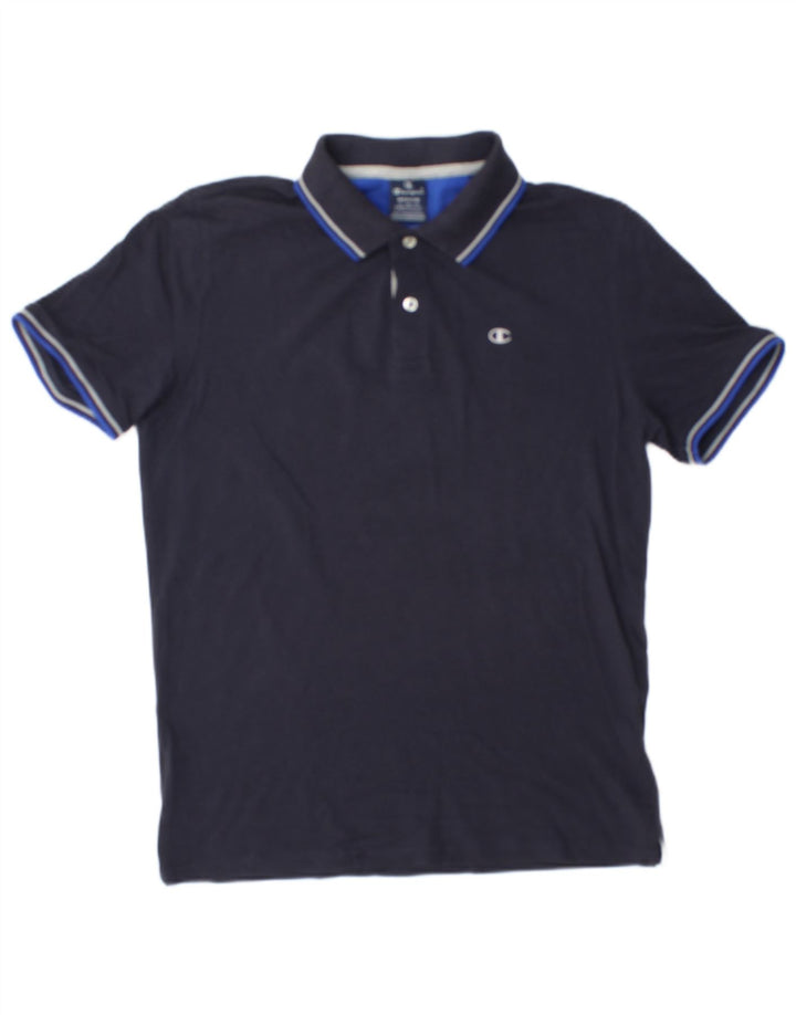 Champion Polo Homme Bleu Marine Moyen Coton