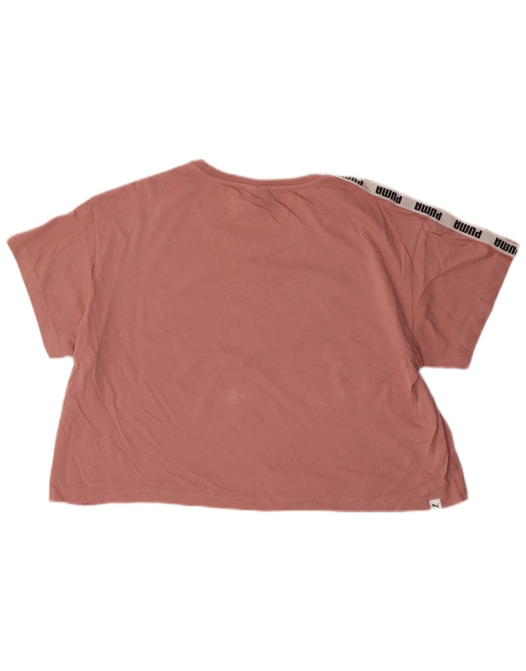 Puma T-shirt court à coupe ample pour femme - Rose UK 16 - Large