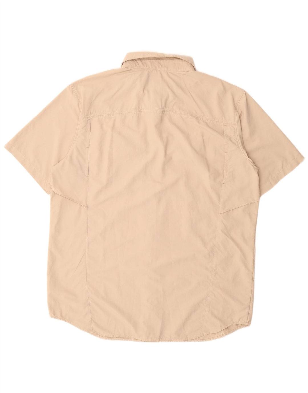 Columbia Chemise à Manches Courtes Omni-Shade Homme Large Beige Nylon
