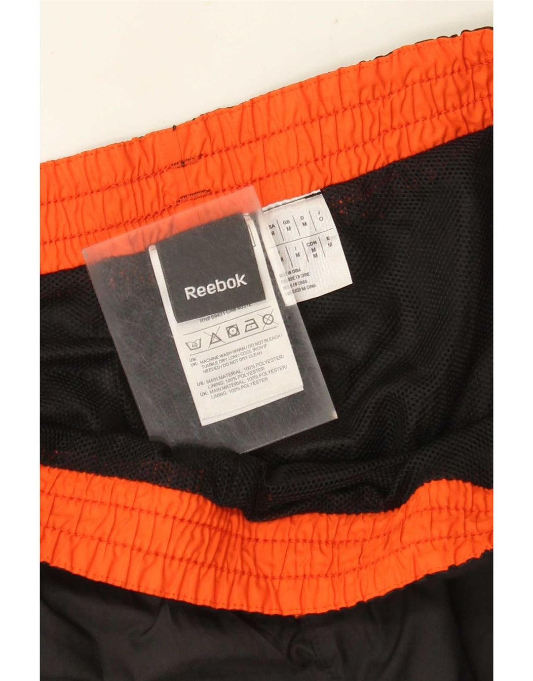 Reebok Pantalon de Survêtement Joggers Homme Noir Moyen Polyester