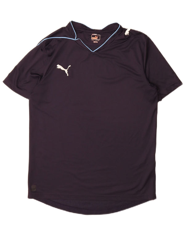 Puma T-Shirt Homme Bleu Marine Moyen Polyester