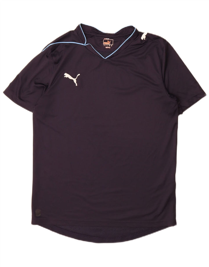 Puma T-Shirt Homme Bleu Marine Moyen Polyester