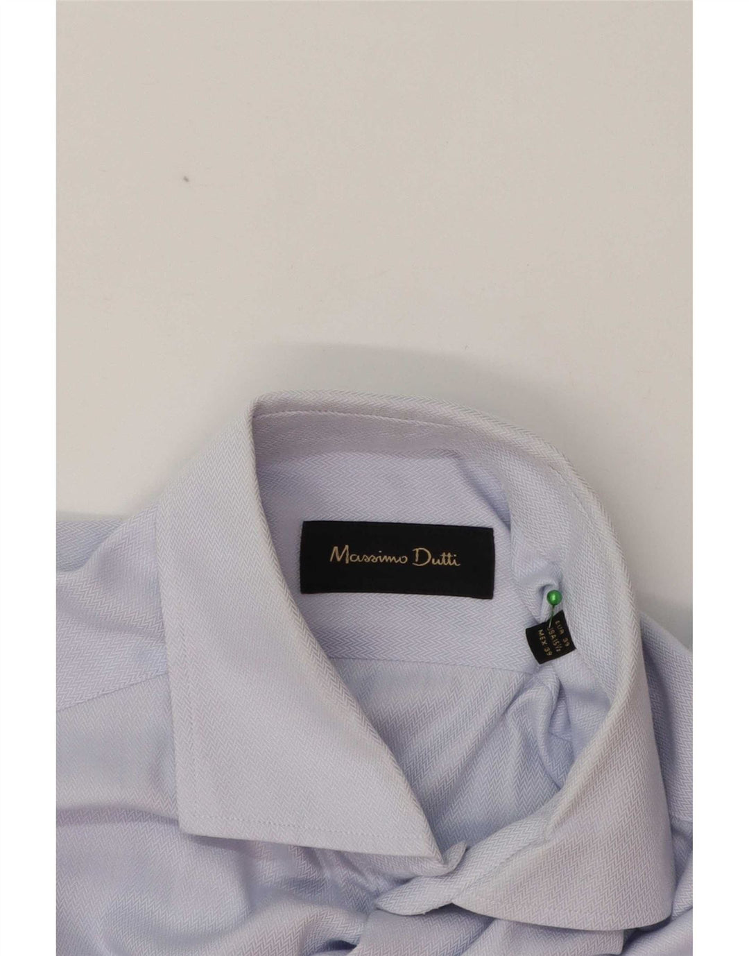 Massimo Dutti Chemise Homme EU 39 Bleu Moyen