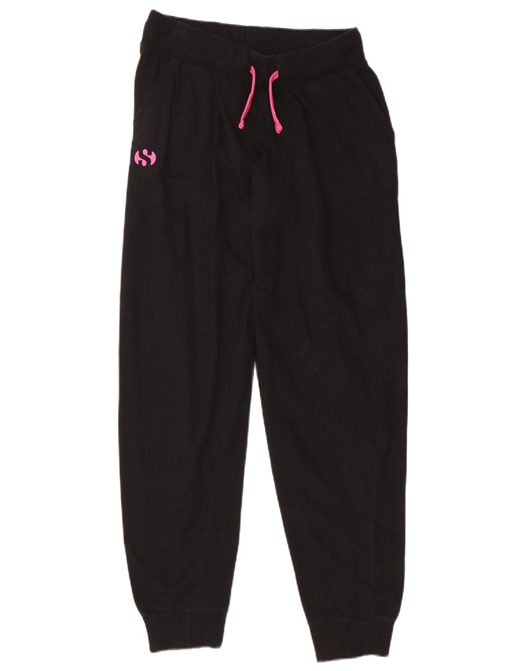 Superga Pantalon de survêtement pour femme Joggers UK 10 Small Noir