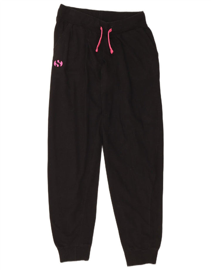 Superga Pantalon de survêtement pour femme Joggers UK 10 Small Noir