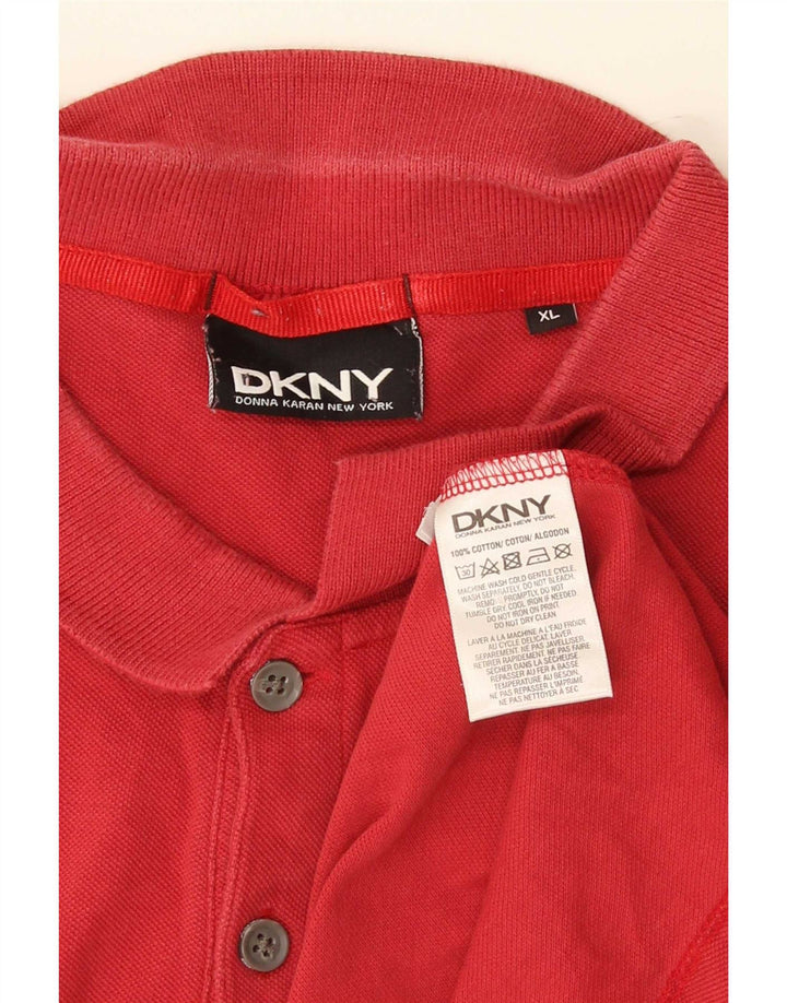 Dkny Polo Homme XL Rouge Coton
