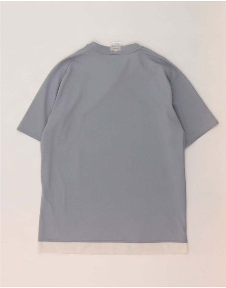 Adidas Homme Climalite T-Shirt Haut Bleu Moyen Colorblock Polyester