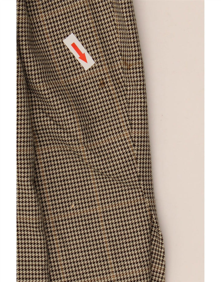 Marks & Spencer Veste blazer à 2 boutons pour homme UK 40 pied-de-poule marron moyen