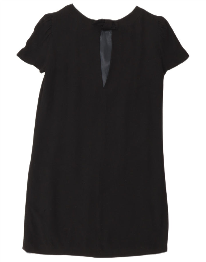 Massimo Dutti Robe droite pour femme EU 40 Viscose noire moyenne