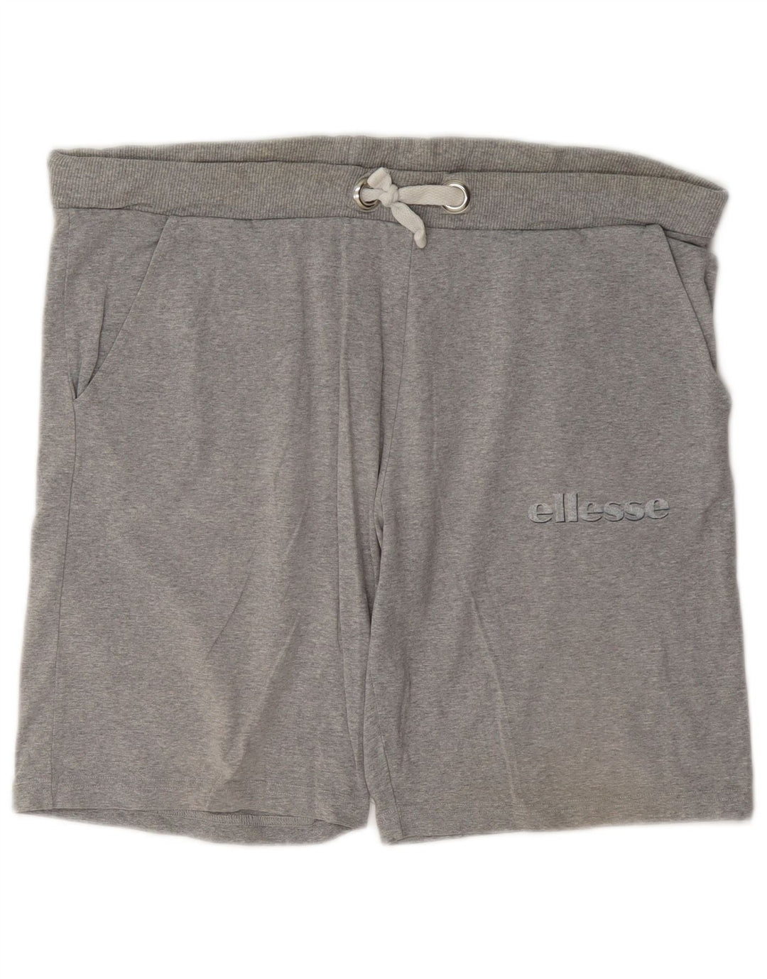 Ellesse Short de sport homme grand gris coton