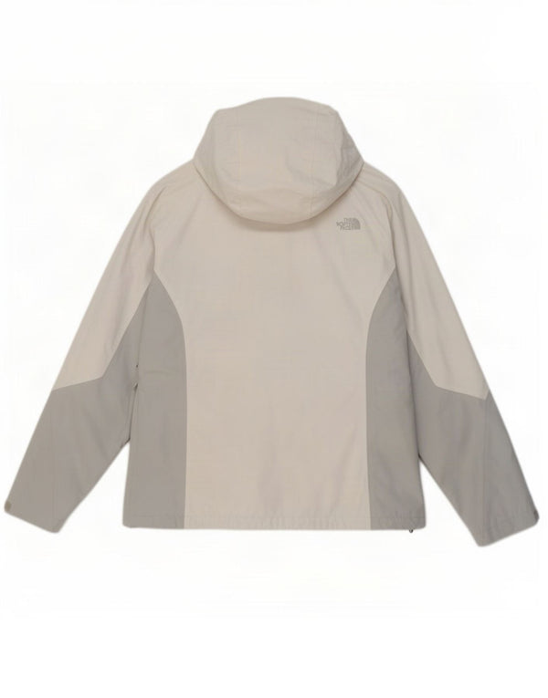 The North Face Veste coupe-vent pour femme UK 16 Large White Colourblock