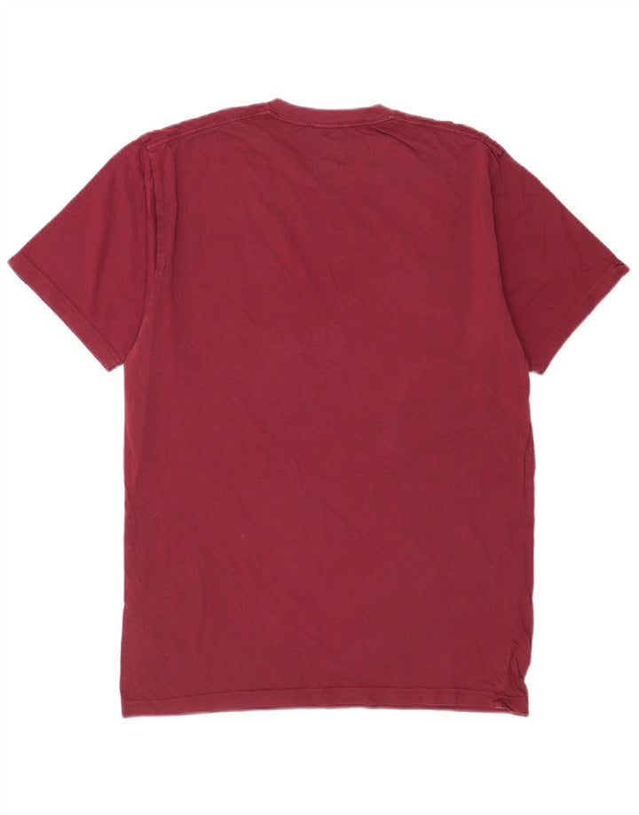 Vans T-shirt coupe classique pour homme en coton bordeaux moyen