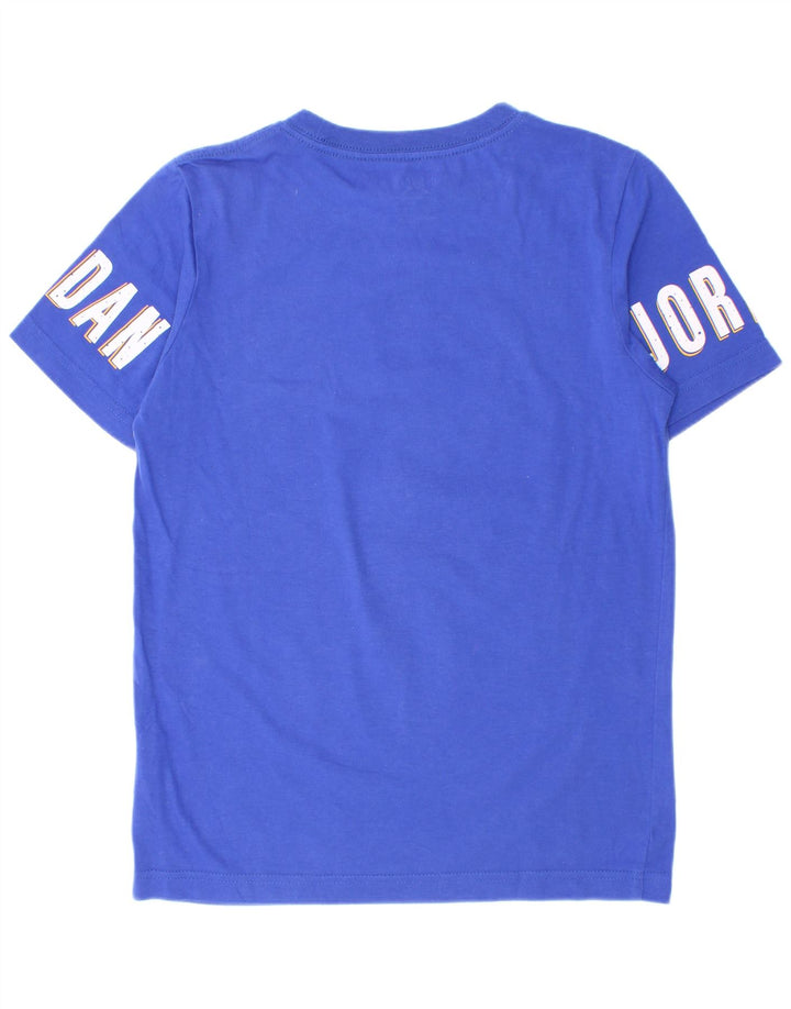 Jordan T-Shirt Graphique Garçon 10-11 ans Bleu Moyen Coton