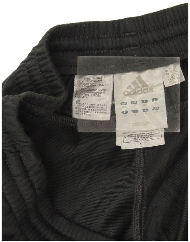 Adidas Pantalon de survêtement pour homme UK 40/42 Gris moyen Colourblock Polyester