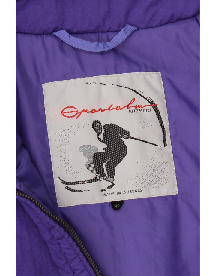 Sportalm Kitzbühel Veste de ski surdimensionnée pour femme EU 38 Violet moyen