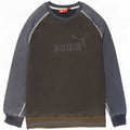 Puma Sweat-Shirt Graphique Homme Bleu Marine Moyen Colourblock