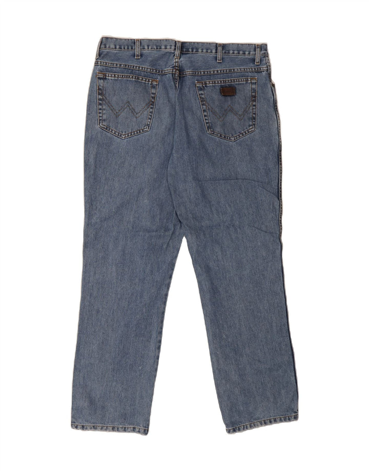 WRANGLER Mens Straight Jeans W38 L32 Blue Cotton Vintage Wrangler and Second-Hand Wrangler from Messina Hembry 