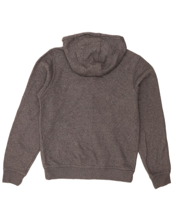 Nike Pull à capuche zippé pour homme Petit coton moucheté gris