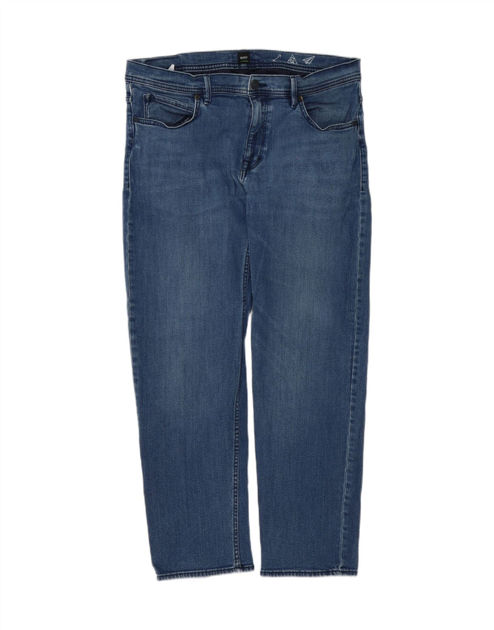 Hugo Boss Jean Slim W36 L30 Bleu Coton Homme