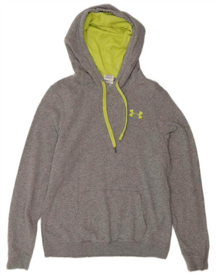 Under Armour Sweat à capuche pour femme UK 44 Gris moyen Coton