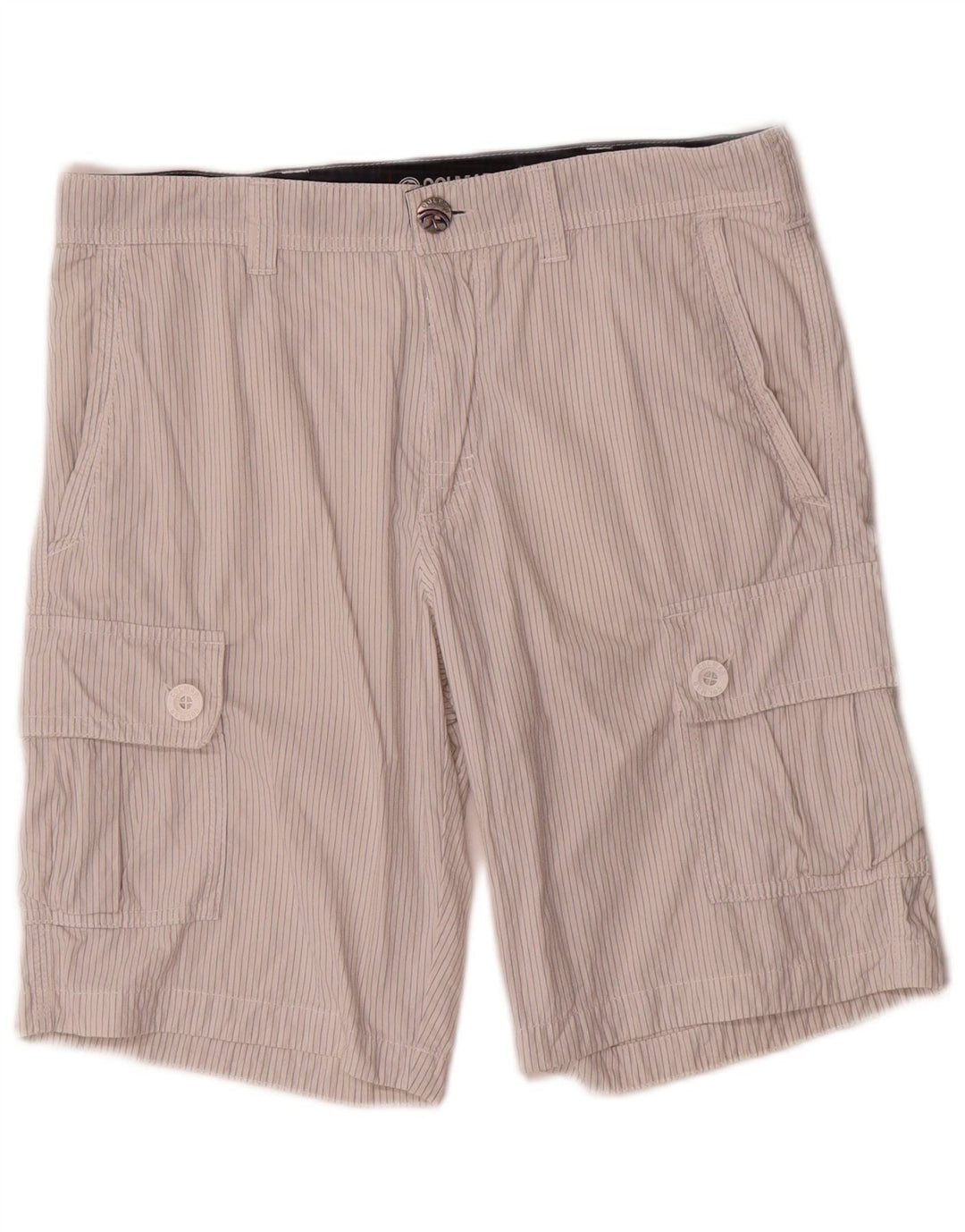 Colmar Short Cargo Homme IT 48 Medium W32 Gris Coton Rayé