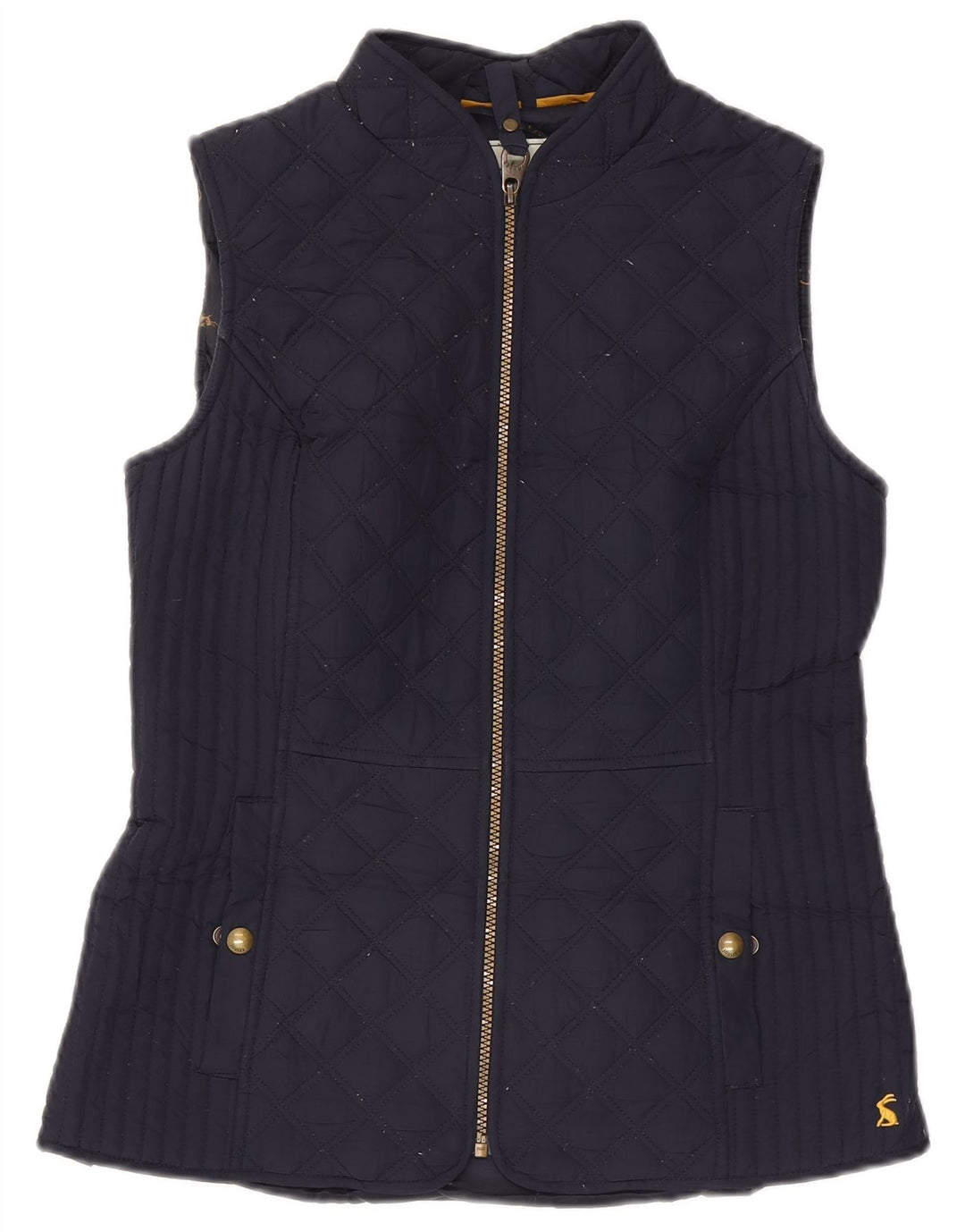 Joules Gilet matelassé pour femme UK 10 Small Bleu marine Polyester