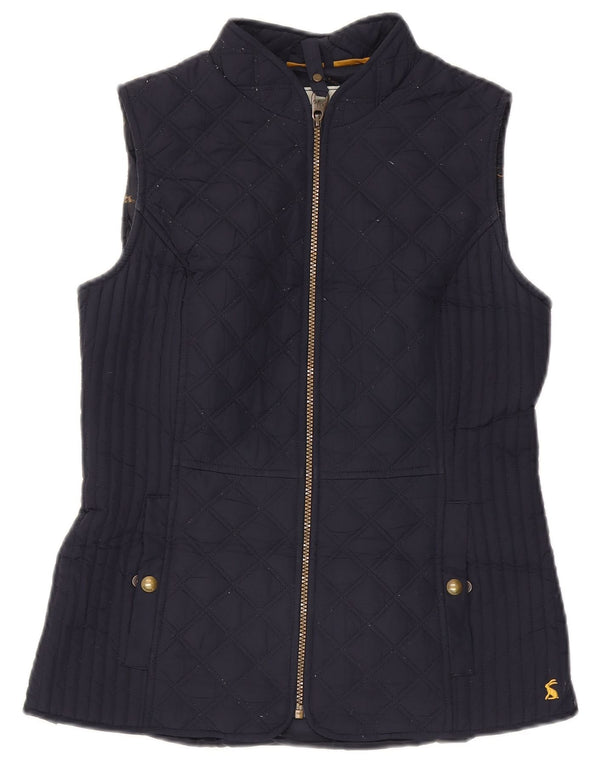 Joules Gilet matelassé pour femme UK 10 Small Bleu marine Polyester