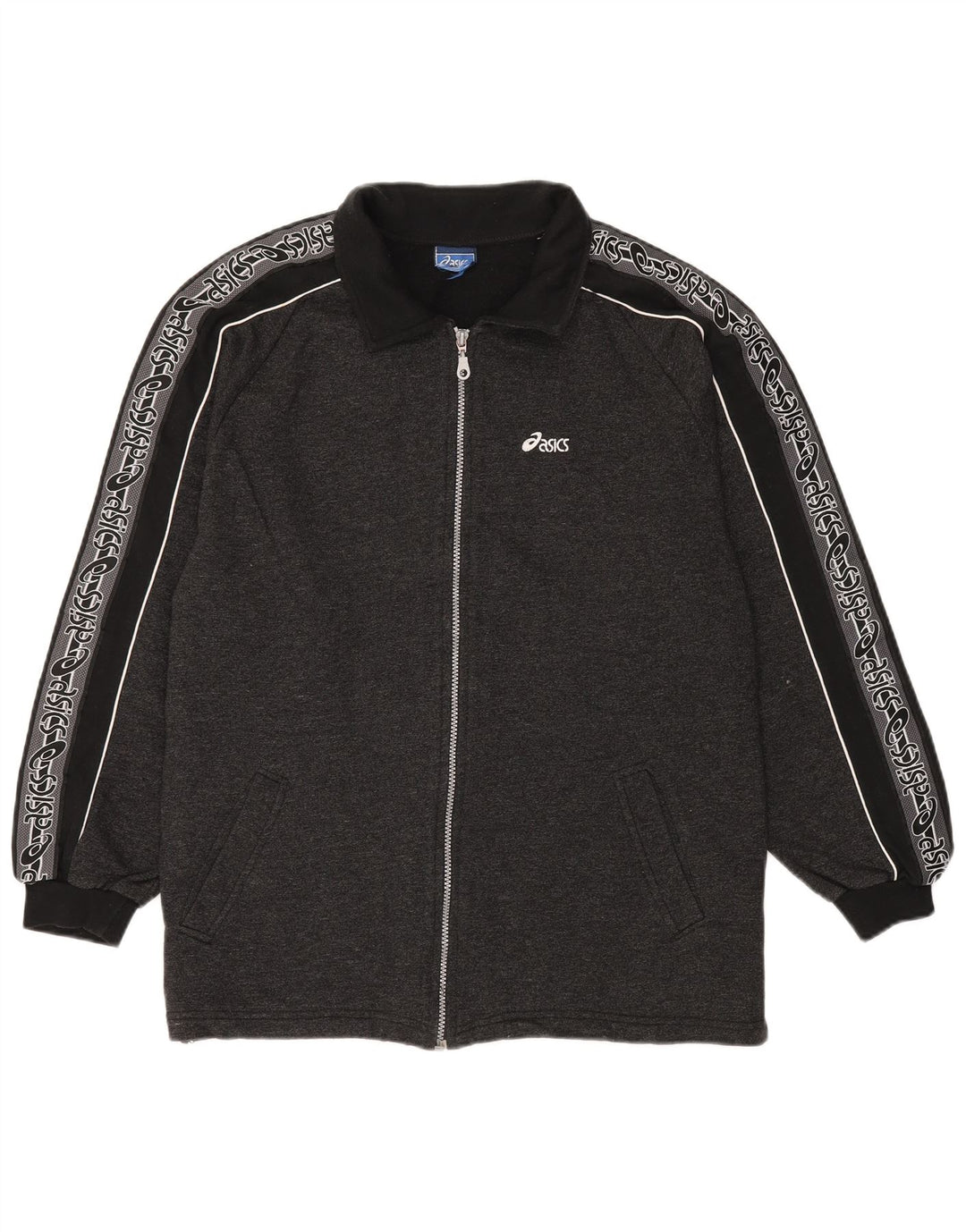 ASICS Veste de survêtement graphique pour hommes XL Gris
