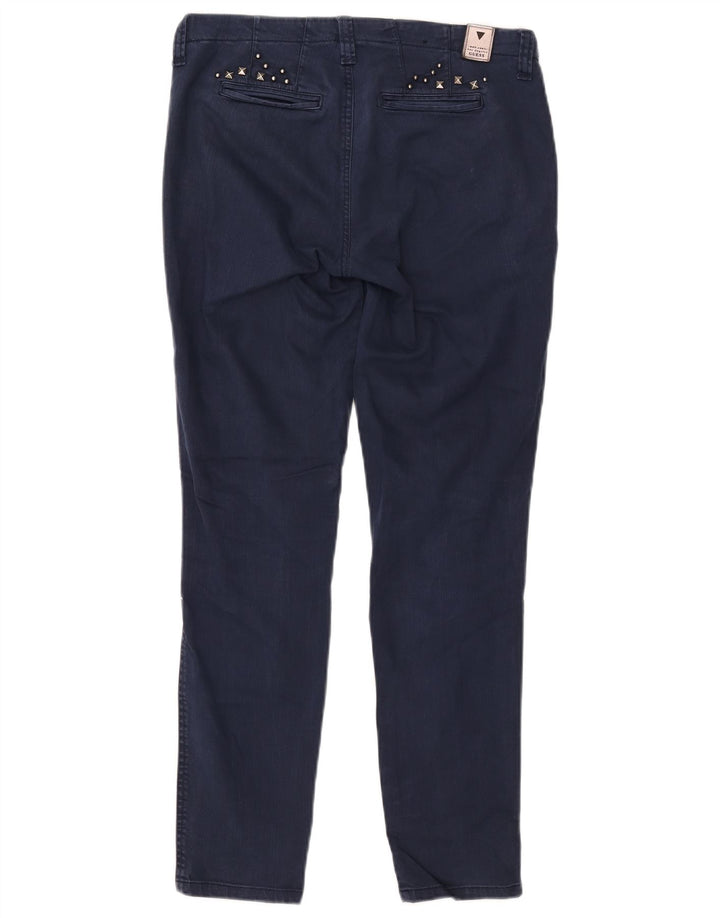 GUESS Jean Slim Femme W27 L28 Bleu Marine Coton