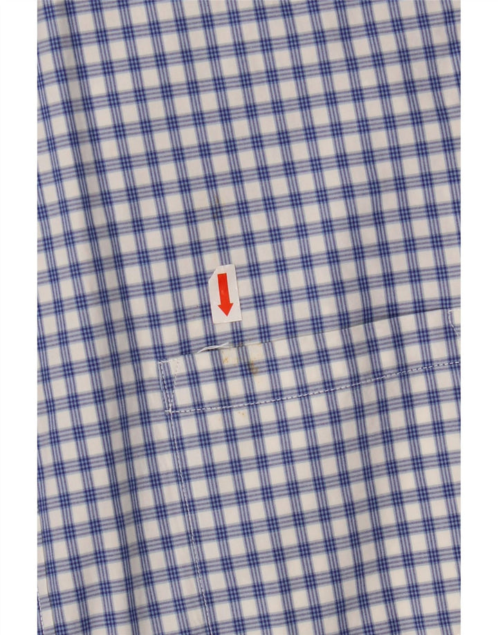 J. CREW Chemise Homme XL Bleu Carreaux Coton