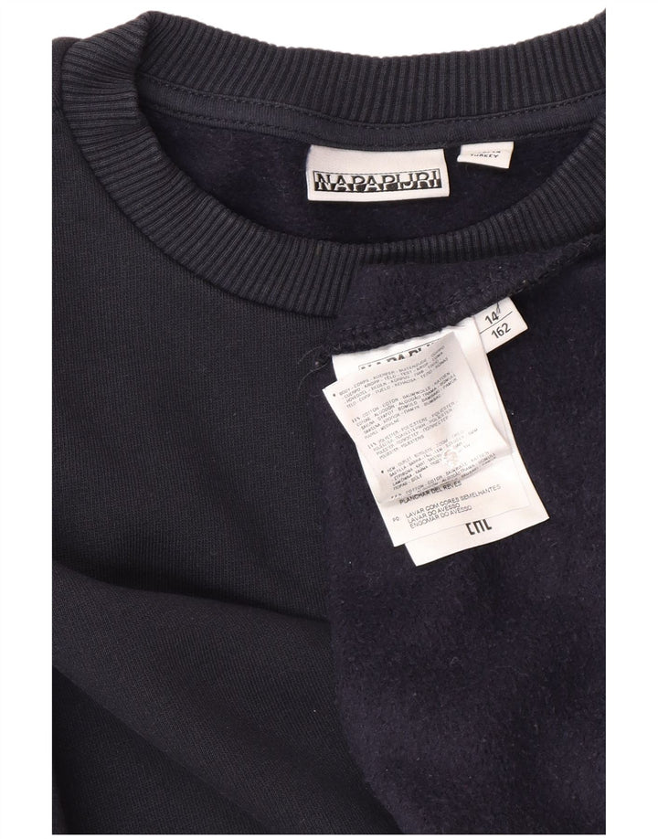NAPAPIJRI Sweat-Shirt Garçon 13-14 Ans Bleu Marine