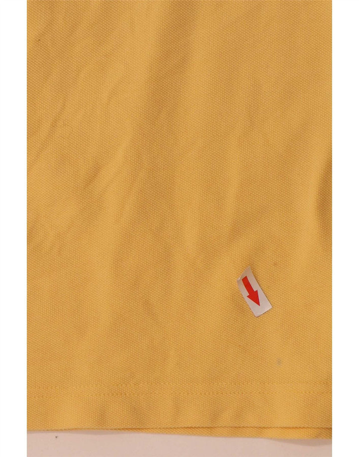 Asics Polo Homme Jaune Moyen Coton