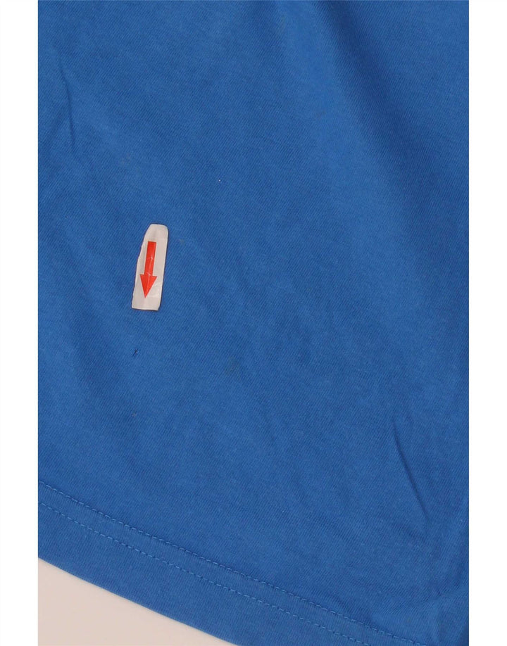 Adidas T-shirt graphique pour hommes, grand, bleu