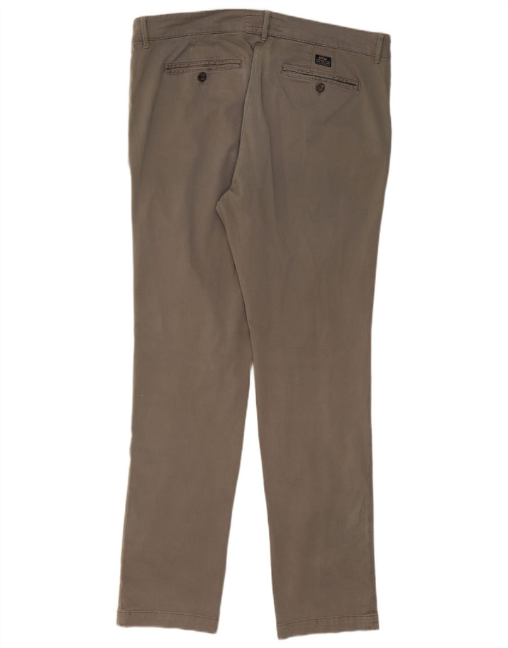 RIFLE Pantalon Chino Slim Homme W38 L33 Gris Coton