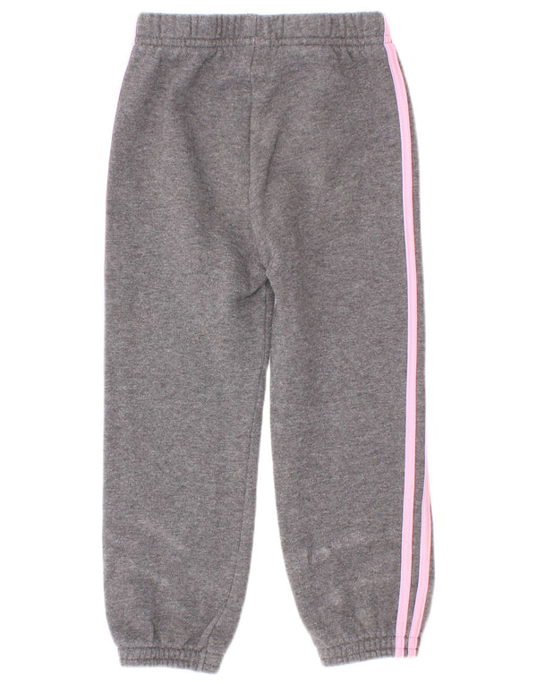 Adidas Pantalon de Survêtement Fille Joggers 2-3 Ans Gris Coton