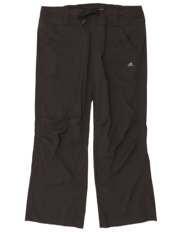 Adidas Pantalon décontracté droit Climalite pour femme UK 18 XL W36 L29 Gris