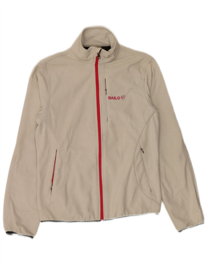 Bailo Veste polaire pour femme UK 10 Small Blanc Polyester