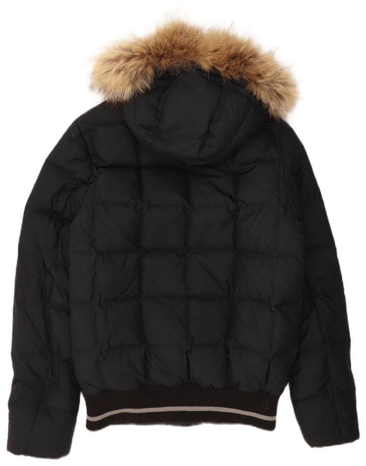 DOLOMITE Veste matelassée à capuche pour homme UK 36 Small Noir Polyester