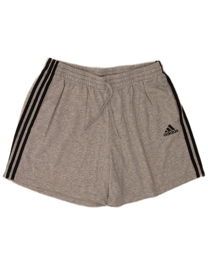 Adidas Short de sport pour homme 2XL Gris Coton